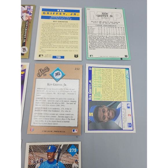 Lot of 11 Ken Griffey Jr Cards Baseball Various Years - Picture 8 of 9